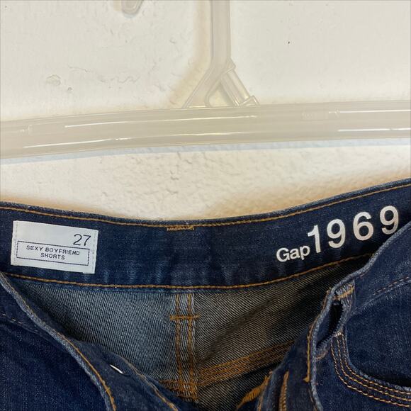 Gap 1969 Sexy Boyfriend 5" Inseam Denim Shorts 27 - Picture 3 of 5